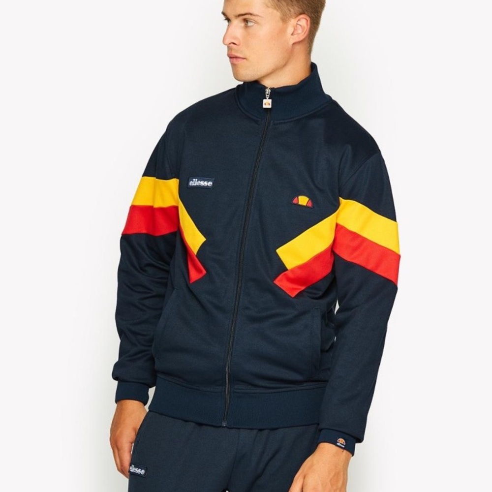 Men Ellesse Chierroni Full Zip Track Top Jacket